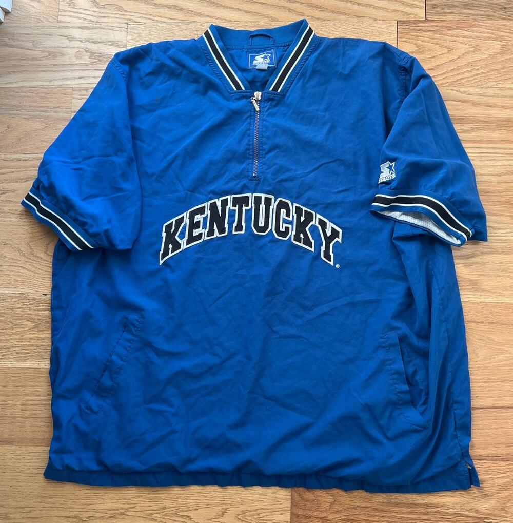 Vintage University of Kentucky Short Sleeve Starter Pullover